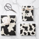 Search for cowhide wrapping paper Cowboy