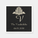 Search for art deco napkins Black