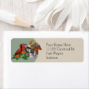 Search for cardinal bird return address labels Wildlife