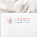 Search for patriotic return address labels Fireworks