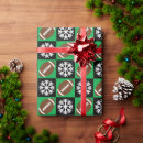 Search for football christmas wrapping paper Green