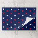 Search for blue and white placemats Patriotic