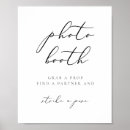 Search for photo booth wedding signs Black and white