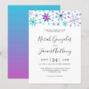 Search for purple winter wonderland invitations Pink purple blue