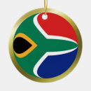 Search for south africa ornaments South african flag
