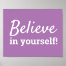 Search for believe in yourself posters Typography