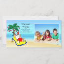 Search for tropical christmas cards Santa