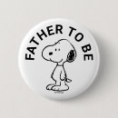 Search for dad to be buttons Snoopy party