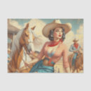 Search for vintage tissue paper Western