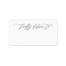 Search for blank return address labels Script