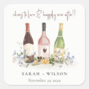 Search for wine bottle wedding stickers Cheers