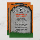 Search for tombstone halloween invitations Grave