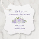 Search for lavender wedding favor tags Thank you