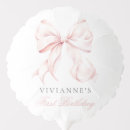 Search for 1st birthday balloons Baby girl