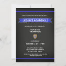 Search for police academy graduation invitations Cop