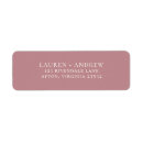 Search for rose return address labels Pink