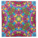 Search for stained glass napkins Kaleidoscope
