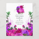 Search for fuchsia wedding invitations Vintage