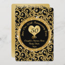 Search for 50th anniversary wedding save the dates Black