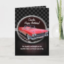 Search for funny car birthday cards Retro