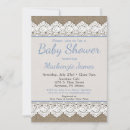 Search for lace baby shower invitations boy