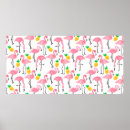 Search for watercolor posters Flamingo