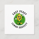 Search for lemon business cards Vintage