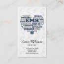 Search for first responder business cards Paramedic