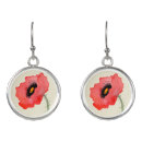 Search for flower earrings red