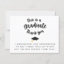 Search for sarcastic thank you cards Witty