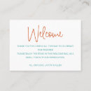 Search for welcome place cards Out of town guests