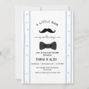 Search for mustache baby shower invitations Elegant