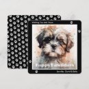 Search for shih tzu christmas cards Watercolor