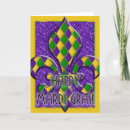 Search for mardi gras cards Purple