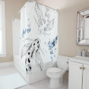 Search for japanese shower curtains Koi