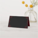 Search for for a goth place cards Black