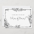 Search for gothic bridal party proposal cards Matron of honor