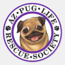 Search for pug stickers dog