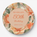 Search for peach paper plates Flowers