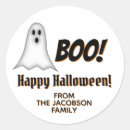 Search for halloween name tag stickers Ghost