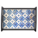 Search for mosaic serving trays Blue