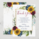 Search for sunflower wedding thank you cards Flowers