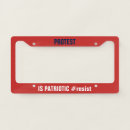 Search for patriotic license plate frames Democrat