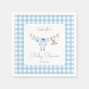 Search for baby shower napkins Gingham