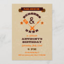 Search for burgers and beer invitations Barbecue