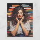 Search for woman reading book postcards Student