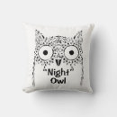 Search for owl pillows Black