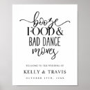 Search for food wedding signs Simple