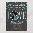 Search for baby boy pregnancy announcement cards Blue