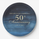 Search for 50th anniversary plates Navy blue